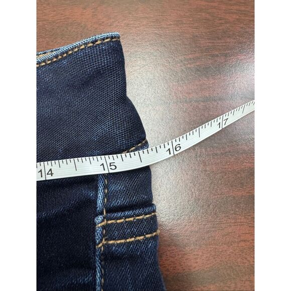 American Eagle AEO Denim X Hi-Rise Shortie Dark Wash Shorts Size 6 - Picture 6 of 7